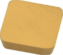 Value Collection - SPC42 Grade ICP55M Carbide Milling Insert - TiN Finish, 1/8" Thick, 1/2" Inscribed Circle - USA Tool & Supply