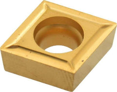 Value Collection - CCMT32.51 Grade TCN55 Carbide Turning Insert - TiN Finish, 80° Diamond, 3/8" Inscr Circle, 5/32" Thick, 1/64" Corner Radius - USA Tool & Supply