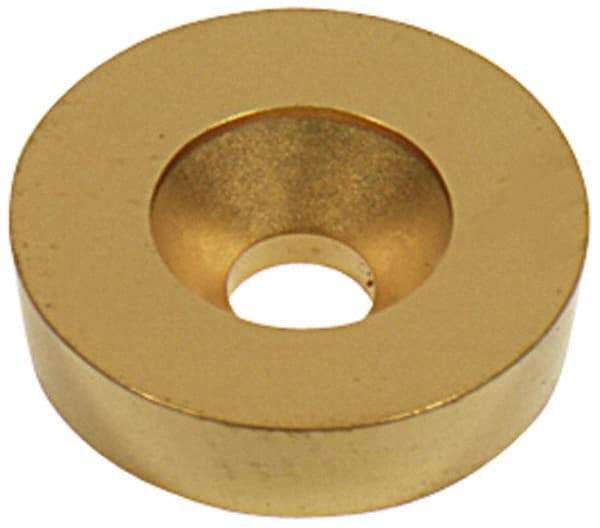Value Collection - RD16 P Grade TCN55 Carbide Turning Insert - TiN Finish, Round, 1" Inscr Circle, 1/4" Thick - USA Tool & Supply