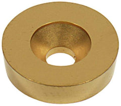 Value Collection - RD16 P Grade TCN55 Carbide Turning Insert - TiN Finish, Round, 1" Inscr Circle, 1/4" Thick - USA Tool & Supply