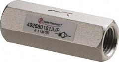 PRO-SOURCE - 1/4" Aluminum Check Valve - Inline, FNPT x FNPT - USA Tool & Supply