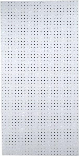 Triton - 48" Wide x 96" High Peg Board Storage Board - 1 Panel, Polypropylene, White - USA Tool & Supply