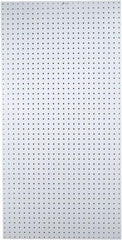 Triton - 48" Wide x 96" High Peg Board Storage Board - 1 Panel, Polypropylene, White - USA Tool & Supply