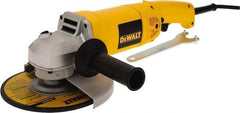 DeWALT - 7" Wheel Diam, 8,000 RPM, Corded Angle & Disc Grinder - 5/8-11 Spindle, 120 Volts, 13 Amps - USA Tool & Supply