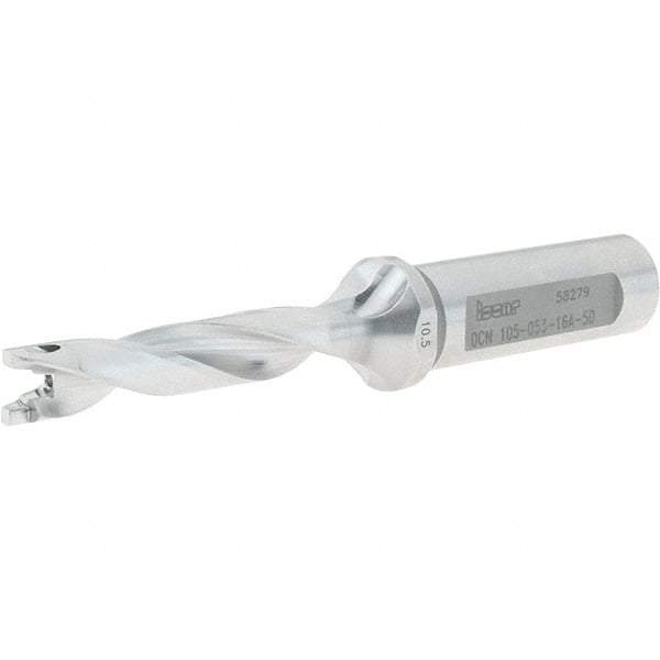 Iscar - 10.5mm to 10.9mm Diam, 5xD, 53mm Max Depth, 16mm Shank Diam, 116.7mm OAL, Replaceable-Tip Drill - FCP, ICK, ICK-2M, ICM, ICN, ICP, iCP-2M Insert, 10 Seat Size, 78274552 Toolholder, Series SumoCham - USA Tool & Supply