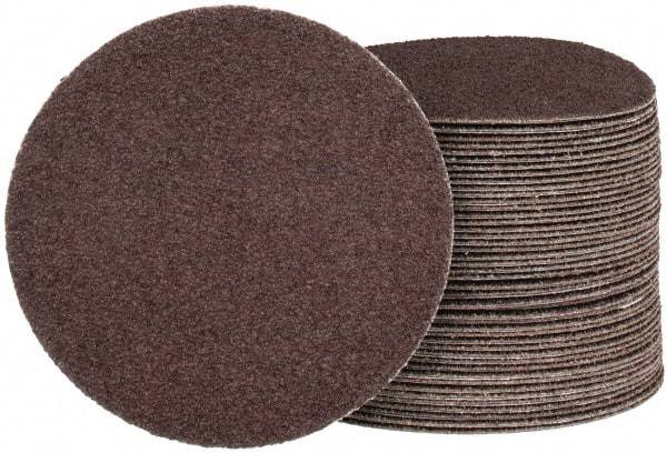 Tru-Maxx - 4" Diam, 60 Grit Aluminum Oxide Adhesive PSA Disc - Medium Grade, X Weighted Cloth Backing, For Right Angle/Vertical Shaft Portable Grinders - USA Tool & Supply