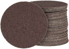 Tru-Maxx - 4" Diam, 50 Grit Aluminum Oxide Adhesive PSA Disc - Coarse Grade, X Weighted Cloth Backing, For Right Angle/Vertical Shaft Portable Grinders - USA Tool & Supply