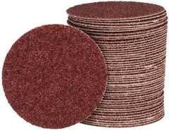 Tru-Maxx - 4" Diam, 24 Grit Aluminum Oxide Adhesive PSA Disc - Very Coarse Grade, X Weighted Cloth Backing, For Right Angle/Vertical Shaft Portable Grinders - USA Tool & Supply