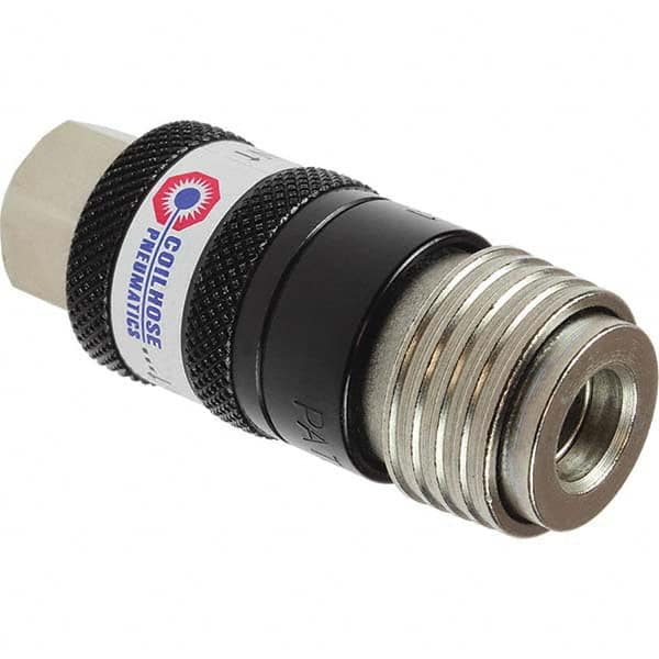 Coilhose Pneumatics - Pneumatic Hose Fittings & Couplings Type: Safety Coupler Thread Size: 3/8 - USA Tool & Supply