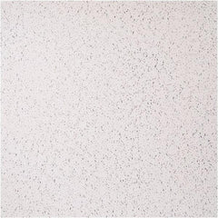 Genesis - 23-1/2" Long x 23-1/2" Wide x 0.1575" Thick, Vinyl Ceiling Tile - ASTM E-84 Specification, White - USA Tool & Supply