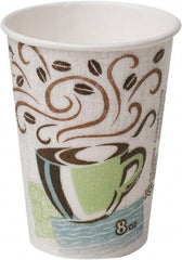 Dixie - Hot Cups, Paper, 8 oz, 1000/Carton - Coffee Dreams Design - USA Tool & Supply