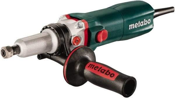 Metabo - 1/4 Inch Collet, 2,500 to 8,700 RPM, lnline, Electric Die Grinder - 8.5 Amp - USA Tool & Supply