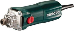 Metabo - 1/4 Inch Collet, 13,000 to 34,000 RPM, lnline, Electric Die Grinder - 6.4 Amp - USA Tool & Supply