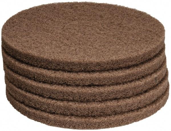 PRO-SOURCE - Polishing Pad - 14" Machine, Tan Pad, Polyester - USA Tool & Supply