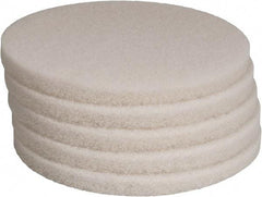 PRO-SOURCE - Polishing Pad - 14" Machine, White Pad, Polyester - USA Tool & Supply