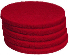 PRO-SOURCE - Polishing Pad - 13" Machine, Red Pad, Polyester - USA Tool & Supply