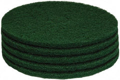 PRO-SOURCE - Stripping Pad - 20" Machine, Green Pad, Polyester - USA Tool & Supply