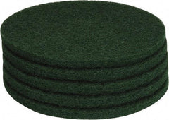 PRO-SOURCE - Stripping Pad - 17" Machine, Green Pad, Polyester - USA Tool & Supply