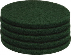 PRO-SOURCE - Stripping Pad - 15" Machine, Green Pad, Polyester - USA Tool & Supply