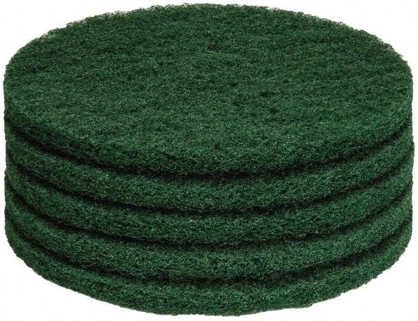 PRO-SOURCE - Stripping Pad - 14" Machine, Green Pad, Polyester - USA Tool & Supply