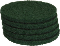 PRO-SOURCE - Stripping Pad - 13" Machine, Green Pad, Polyester - USA Tool & Supply