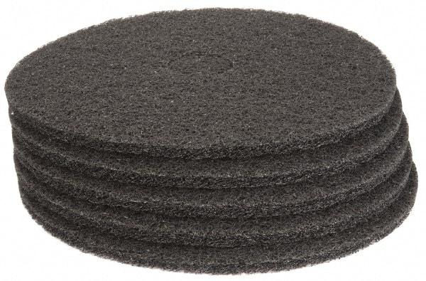 PRO-SOURCE - Stripping Pad - 19" Machine, Black Pad, Polyester - USA Tool & Supply