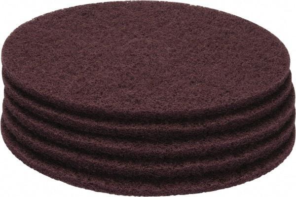 PRO-SOURCE - Stripping Pad - 20" Machine, Maroon Pad, Polyester - USA Tool & Supply