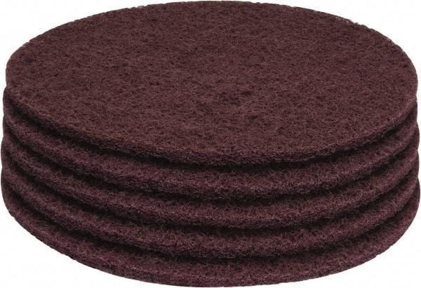 PRO-SOURCE - Stripping Pad - 17" Machine, Maroon Pad, Polyester - USA Tool & Supply