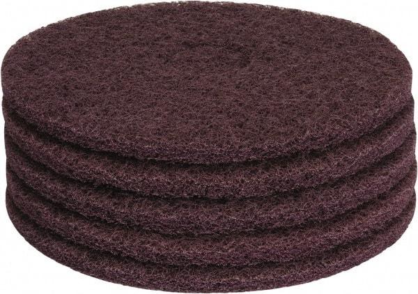 PRO-SOURCE - Stripping Pad - 15" Machine, Maroon Pad, Polyester - USA Tool & Supply