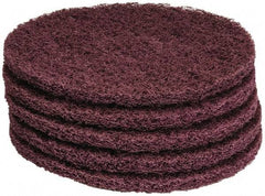 PRO-SOURCE - Stripping Pad - 13" Machine, Maroon Pad, Polyester - USA Tool & Supply