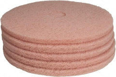 PRO-SOURCE - Polishing Pad - 20" Machine, Pink Pad, Polyester - USA Tool & Supply