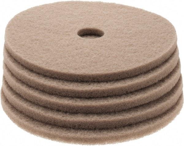 PRO-SOURCE - Polishing Pad - 20" Machine, Tan Pad, Polyester - USA Tool & Supply