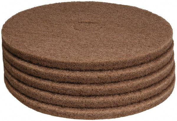 PRO-SOURCE - Polishing Pad - 19" Machine, Tan Pad, Polyester - USA Tool & Supply