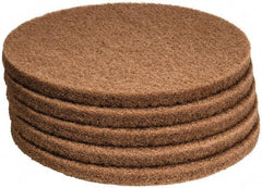 PRO-SOURCE - Polishing Pad - 17" Machine, Tan Pad, Polyester - USA Tool & Supply