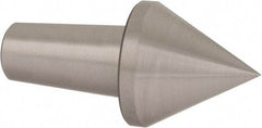 Riten - 5MT Taper, 1-1/2" Point Diam, Hardened Tool Steel Lathe Standard Point - 1-11/16" OAL - USA Tool & Supply