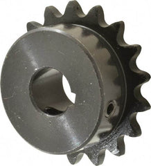 Browning - 17 Teeth, 3/8" Chain Pitch, Chain Size 35, Finished Bore Sprocket - 5/8" Bore Diam, 2.041" Pitch Diam, 2.23" Outside Diam - USA Tool & Supply