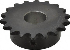 Browning - 18 Teeth, 3/8" Chain Pitch, Chain Size 35, Finished Bore Sprocket - 3/4" Bore Diam, 2.16" Pitch Diam, 2.35" Outside Diam - USA Tool & Supply