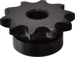 Browning - 10 Teeth, 1/2" Chain Pitch, Chain Size 40, Finished Bore Sprocket - 1/2" Bore Diam, 1.618" Pitch Diam, 1.84" Outside Diam - USA Tool & Supply