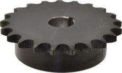 Browning - 21 Teeth, 1/2" Chain Pitch, Chain Size 40, Finished Bore Sprocket - 3/4" Bore Diam, 3.355" Pitch Diam, 3.62" Outside Diam - USA Tool & Supply