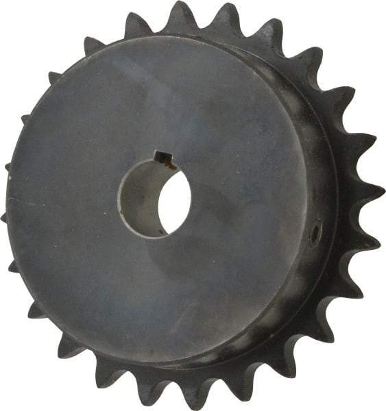 Browning - 24 Teeth, 1/2" Chain Pitch, Chain Size 40, Finished Bore Sprocket - 3/4" Bore Diam, 3.831" Pitch Diam, 4.1" Outside Diam - USA Tool & Supply