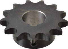 Browning - 13 Teeth, 5/8" Chain Pitch, Chain Size 50, Finished Bore Sprocket - 1" Bore Diam, 2.612" Pitch Diam, 2.91" Outside Diam - USA Tool & Supply