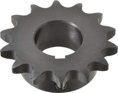 Browning - 14 Teeth, 5/8" Chain Pitch, Chain Size 50, Finished Bore Sprocket - 1-1/4" Bore Diam, 2.809" Pitch Diam, 3.11" Outside Diam - USA Tool & Supply