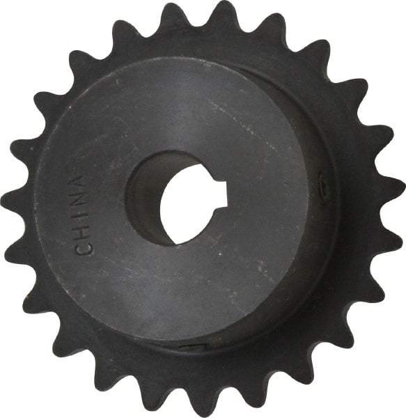 Browning - 23 Teeth, 3/8" Chain Pitch, Chain Size 35, Finished Bore Sprocket - 5/8" Bore Diam, 2.754" Pitch Diam, 2.95" Outside Diam - USA Tool & Supply