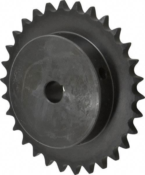 Browning - 30 Teeth, 1/2" Chain Pitch, Chain Size 40, Finished Bore Sprocket - 5/8" Bore Diam, 4.783" Pitch Diam, 5.06" Outside Diam - USA Tool & Supply