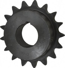 Browning - 17 Teeth, 5/8" Chain Pitch, Chain Size 50, Finished Bore Sprocket - 1-1/4" Bore Diam, 3.401" Pitch Diam, 3.72" Outside Diam - USA Tool & Supply