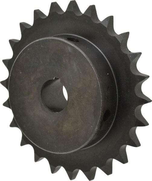 Browning - 24 Teeth, 5/8" Chain Pitch, Chain Size 50, Finished Bore Sprocket - 7/8" Bore Diam, 4.788" Pitch Diam, 5.12" Outside Diam - USA Tool & Supply