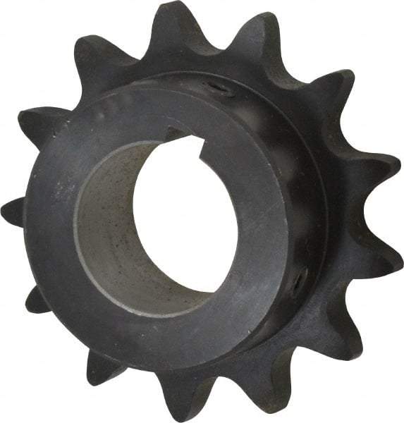 Browning - 13 Teeth, 3/4" Chain Pitch, Chain Size 60, Finished Bore Sprocket - 1-3/8" Bore Diam, 3.134" Pitch Diam, 3.45" Outside Diam - USA Tool & Supply