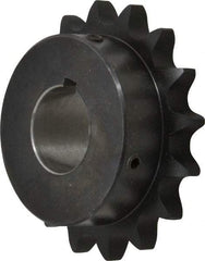 Browning - 16 Teeth, 3/4" Chain Pitch, Chain Size 60, Finished Bore Sprocket - 1-3/8" Bore Diam, 3-27/32" Pitch Diam, 4.22" Outside Diam - USA Tool & Supply