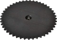 Browning - 45 Teeth, 3/8" Chain Pitch, Chain Size 35, Finished Bore Sprocket - 5/8" Bore Diam, 5-3/8" Pitch Diam, 4.39" Outside Diam - USA Tool & Supply