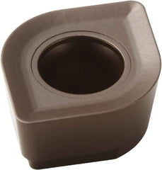 Seco - SCEX120660 M14 Grade T350M Carbide Milling Insert - TiCN/Al2O3 Finish, 1/4" Thick, 1/2" Inscribed Circle, 0.236" Corner Radius - USA Tool & Supply